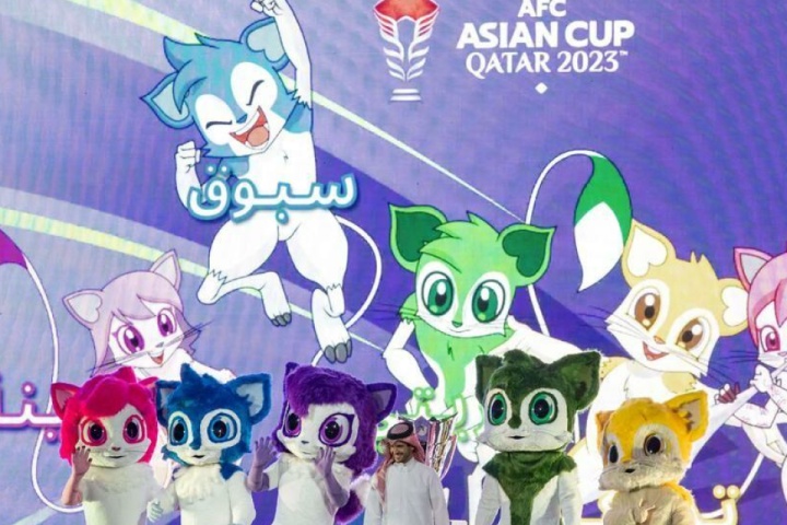 رونمایی جالب قطری‌ها از نمادهای عروسکی جام ملت‌های آسیا