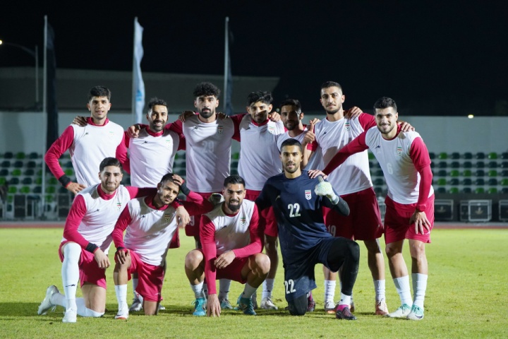 دومین تمرین تیم ملی در کیش برگزار شد