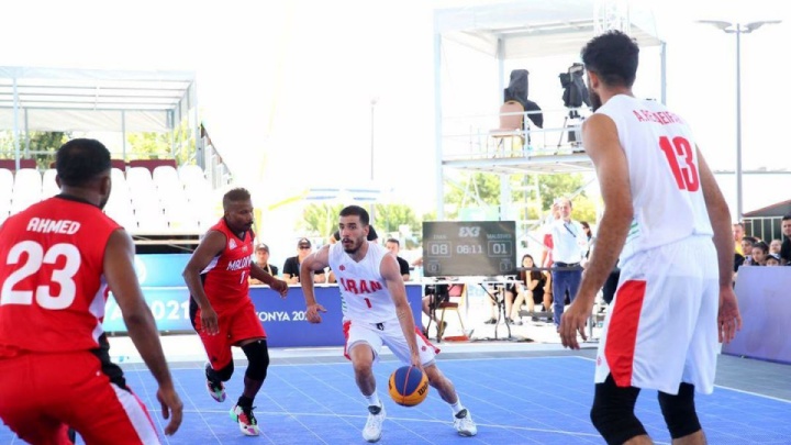 بسکتبال سه نفره در اردوی آسیایی