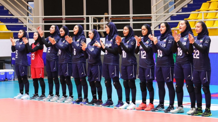 ششمی آسیا سهم تیم والیبال دختران نوجوان