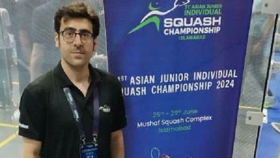 قضاوت داور ایرانی در رقابت‌های اسکواش قهرمانی آسیا