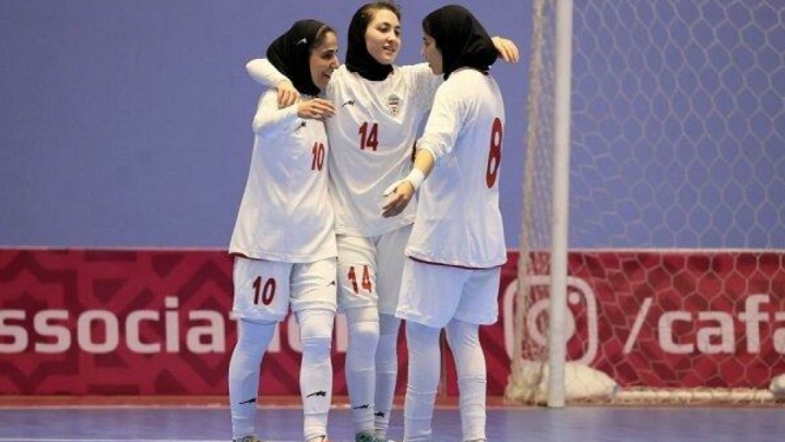 برد پرگل دختران فوتسال ایران مقابل ازبکستان