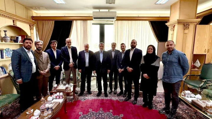 دیدار هیات رییسه و مدیران فدراسیون فوتبال با محسن رضایی