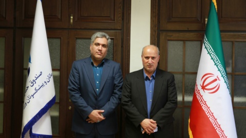 نشست مشترک تاج و مدیرعامل صندوق حمایت از قهرمانان و پیشکسوتان ورزش