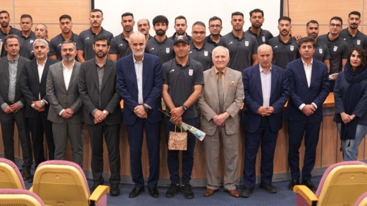 مراسم بدرقه تیم ملی فوتبال ساحلی ایران برگزار شد