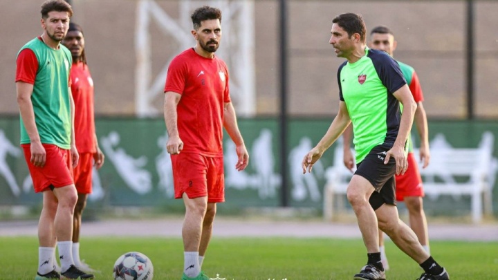 تمرین شلوغ پرسپولیس