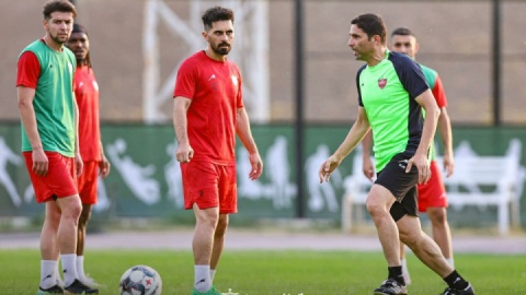 تمرین شلوغ پرسپولیس