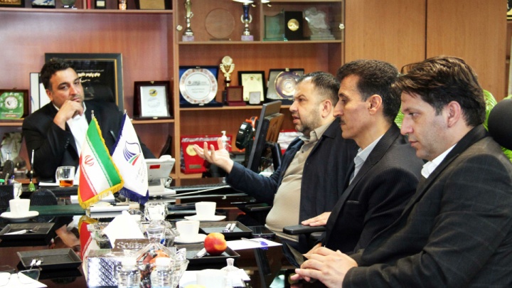 دیدار رییس فدراسیون دو و میدانی با مدیران باشگاه چادرملو