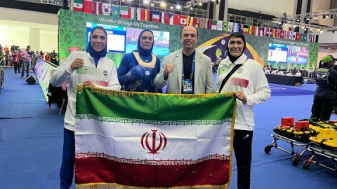 درخشش بی‌نظیر بانوان ساندا ایران در برزیل؛ شهربانو منصوریان ششمین تاج قهرمانی جهان را بر سر گذاشت