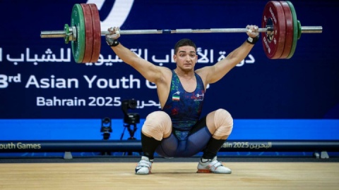 فقط «یک طلا» برای 10 وزنه بردار!