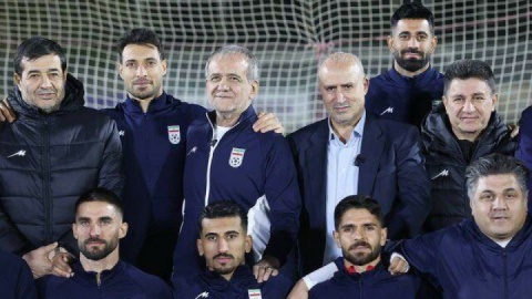 دیدار رئیس جمهور با تیم ملی فوتبال؛ تأکید بر حمایت مضاعف برای جام جهانی ۲۰۲۶