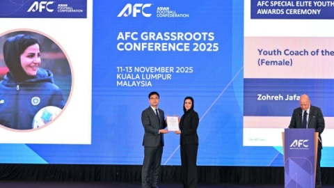 زهره جعفری، مربی زن جوان سال ۲۰۲۵ آسیا شد