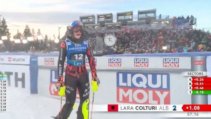 درخشش میکائلا در اسکی آلپاین؛ پیشتازی قاطع در مانش اول