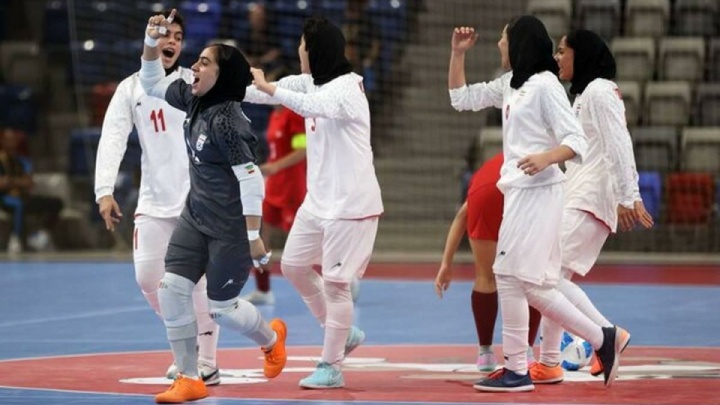 برتری تیم فوتسال دختران ایران برابر بلژیک در مسابقات جهانی