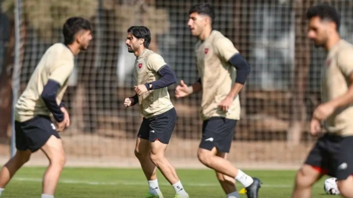 تمرین ۷۵ دقیقه‌ای پرسپولیس پس از استراحت یک روزه