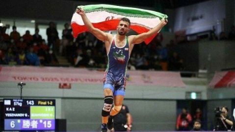 درخشش کشتی آزاد ایران؛ سیاه‌وشی طلایی شد