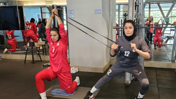 تمرین سبک فوتسالیست‌ها پس از جلسه تئوری