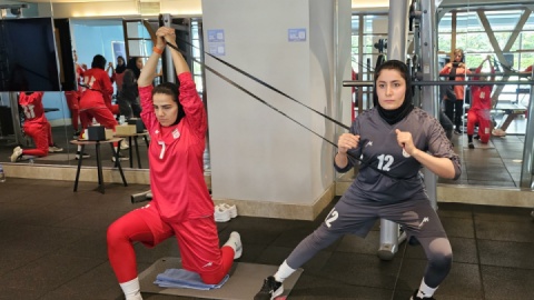 تمرین سبک فوتسالیست‌ها پس از جلسه تئوری