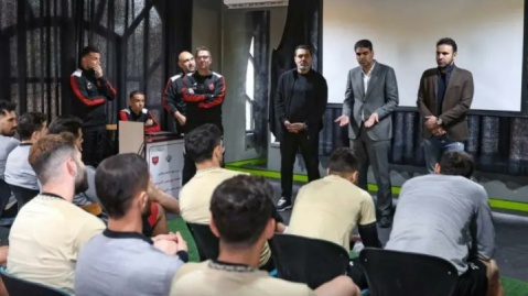دیدار حدادی و خلیلی با اعضای تیم پرسپولیس