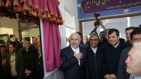 افتتاح خانه کشتی طرقبه با حضور قالیباف و دنیامالی