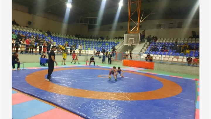 مسابقات چند جانبه کشتی انجام شد