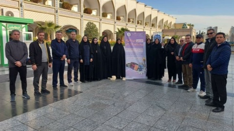 مشعل هشتمین المپیاد ورزشی بانوان کارگر در راه قم