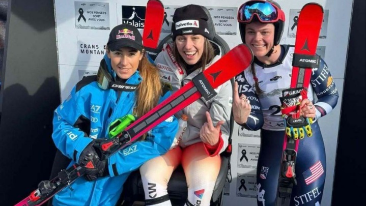 سوپرجی زنان | درخشش مالوری بلان در جام جهانی اسکی آلپاین کرانس مونتانا