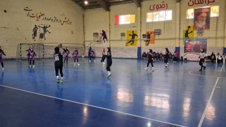 پایان مرحله برگشت لیگ هندبال دختران آیندگان در مشهد