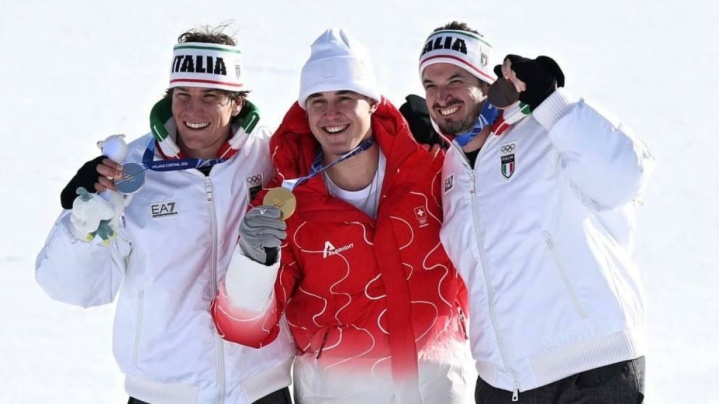 اسکی آلپاین | مارپیچ سرعت (DH) مردان؛ طلای المپیک برای آلمن، دو نقره و برنز برای میزبان