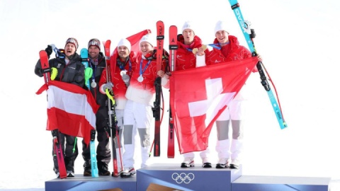 اسکی آلپاین | قهرمانی سوئیس در کمبینه تیمی مردان المپیک ۲۰۲۶