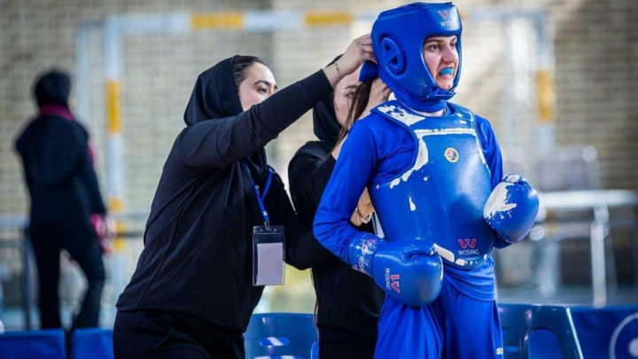 گزارش تصویری مراسم اهدای جام و مدال ووشوی قهرمانی زنان کشور