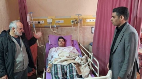 عیادت مدیرعامل پرسپولیس از مجروحان