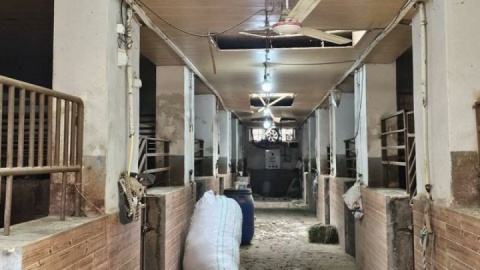 آسیب به مجموعه تاریخی فرح آباد و ساختمان فدراسیون چوگان