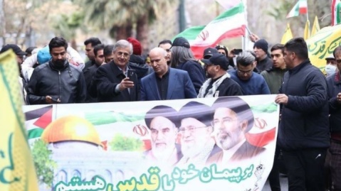 اتحاد ورزشی‌ها پای پرچم ایران