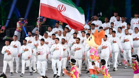 پیام همدلی کاروان ایران در افتتاحیه بازی‌های آسیایی ساحلی