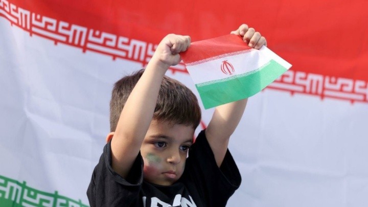 پخش سرود ایران در لس آنجلس