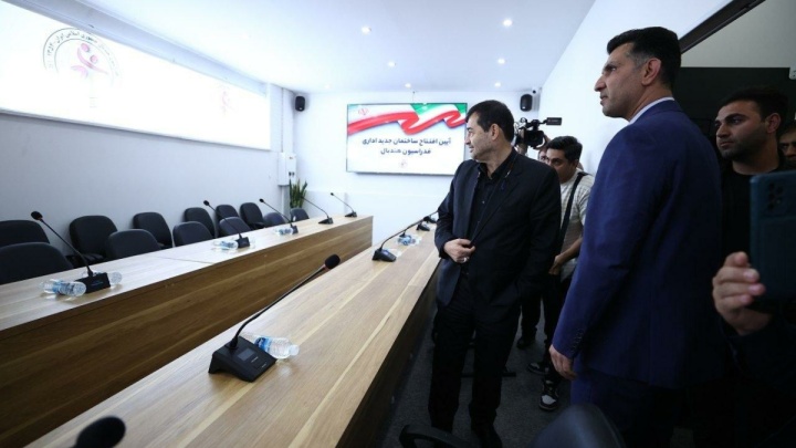 افتتاح ساختمان جدید فدراسیون هندبال با حضور وزیر ورزش و جوانان