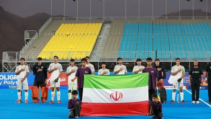 نخستین تجربه بین‌المللی هاکی‌بازان نوجوان ایران با برد قاطع مقابل عراق آغاز شد