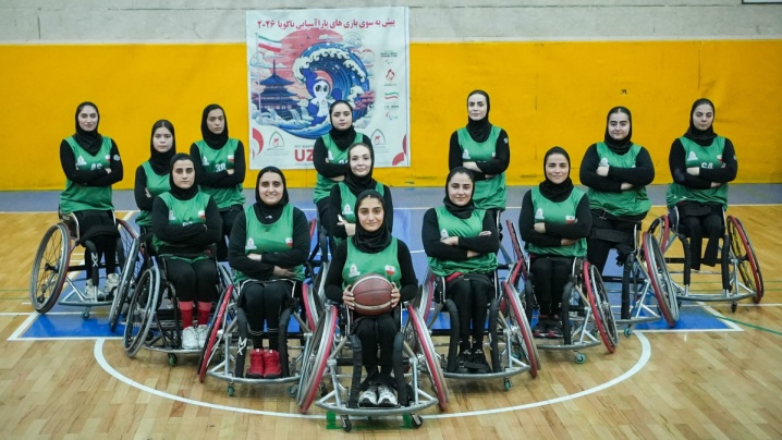 اردوی تیم ملی بسکتبال با ویلچر دختران