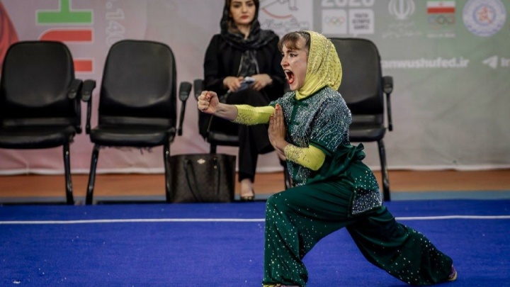 پایان دور رفت لیگ ووشو نونهالان-نوجوانان دختر